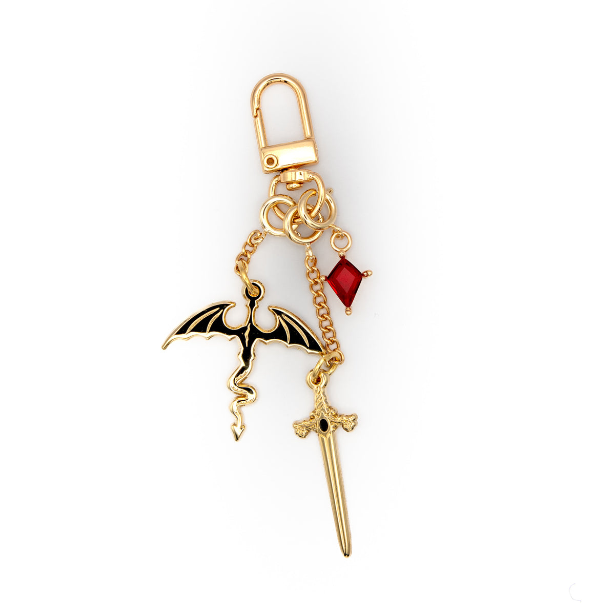 Dragon Rider Charmlet - Gold