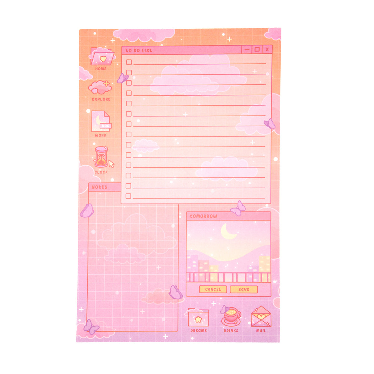 Digital Dreamscape Planner Pad