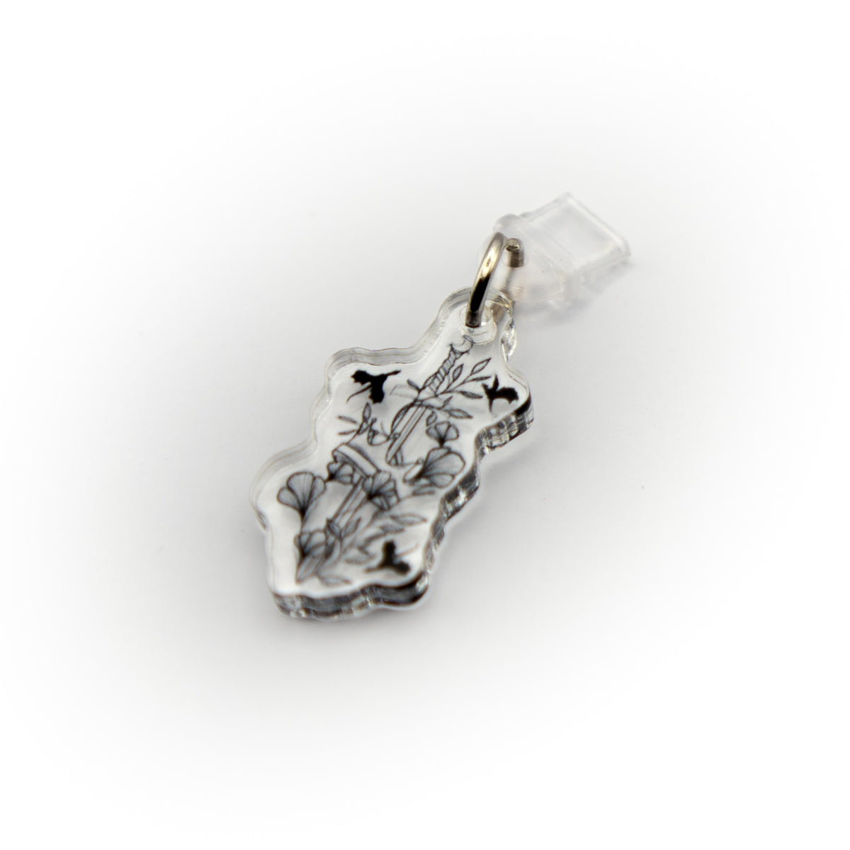 Fantasy Dragon Sword Kindle Charm