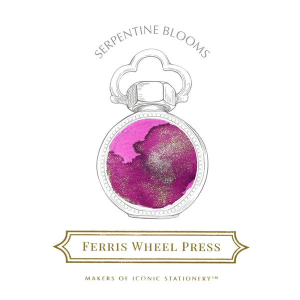 Fountain Pen Ink | Curious Collaborations | Year of the Snake Special Edition with Fête Chinoise- Serpentine Blooms Ink