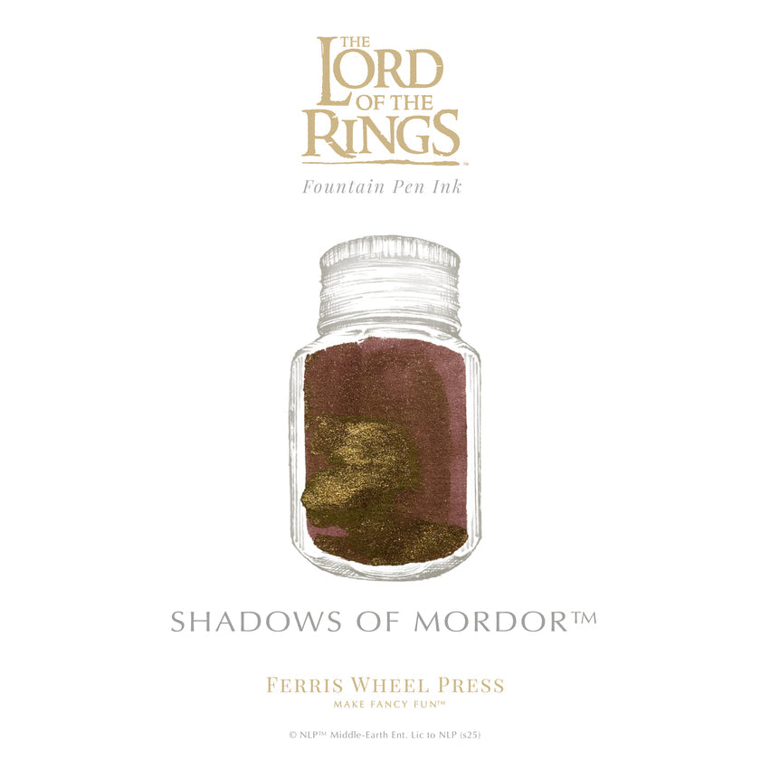 Fountain Pen Ink | Warner Bros. | The Lord of the Rings | Shadows of Mordor