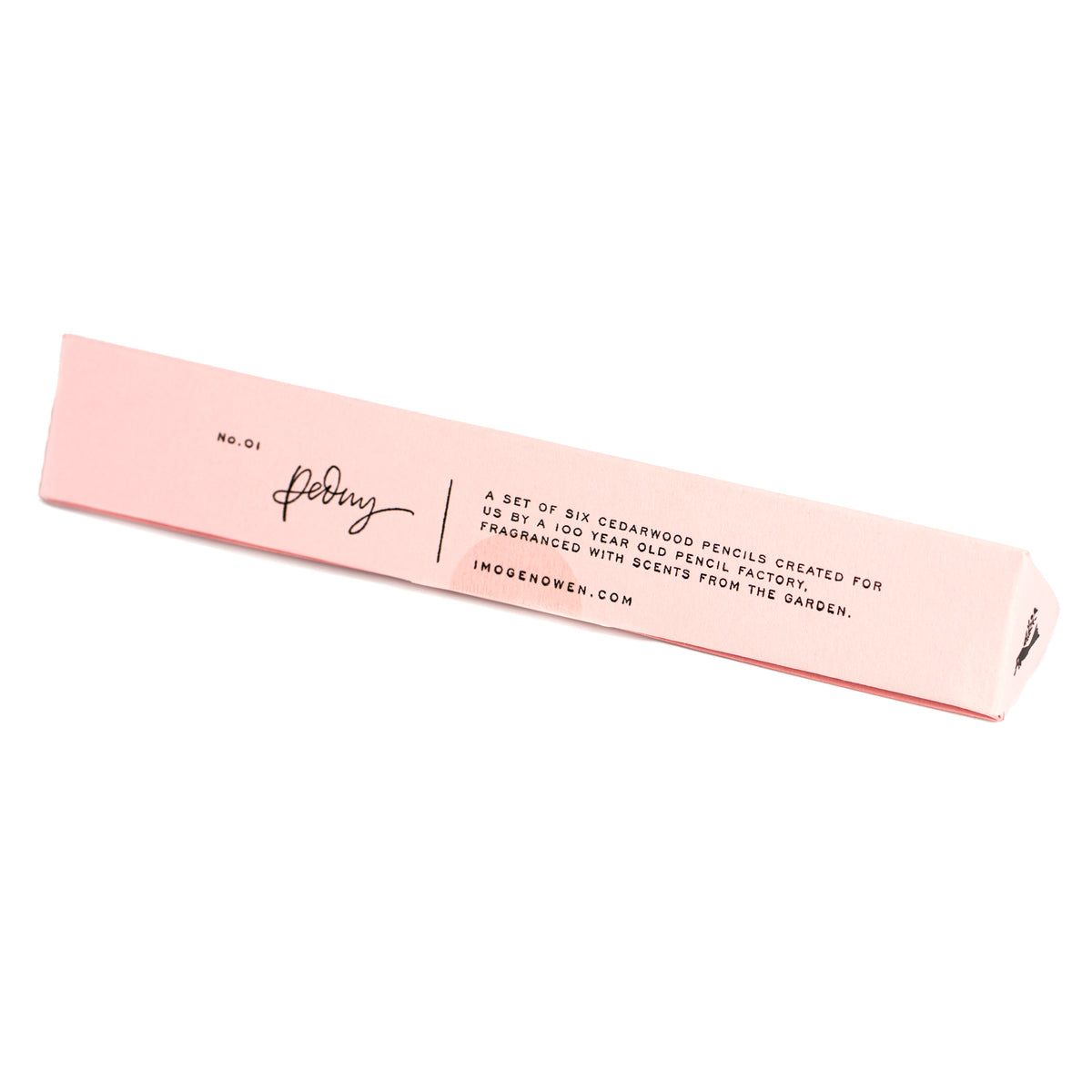 Peony scented pencils