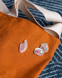 Pocket library enamel pin