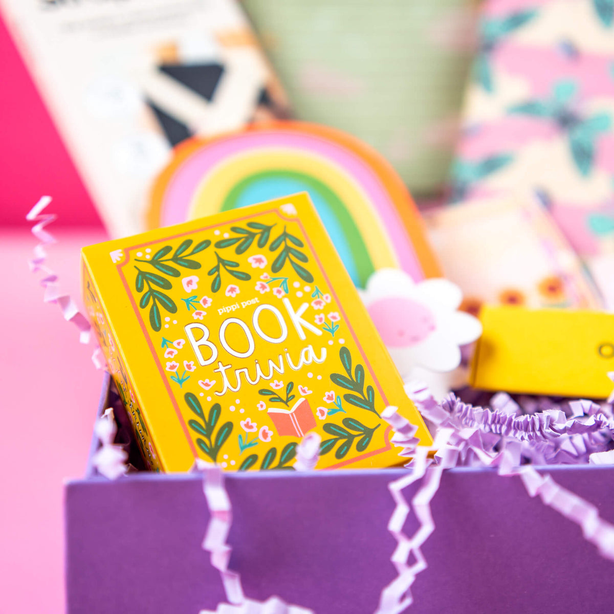 Book trivia cards