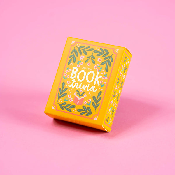 Book trivia cards