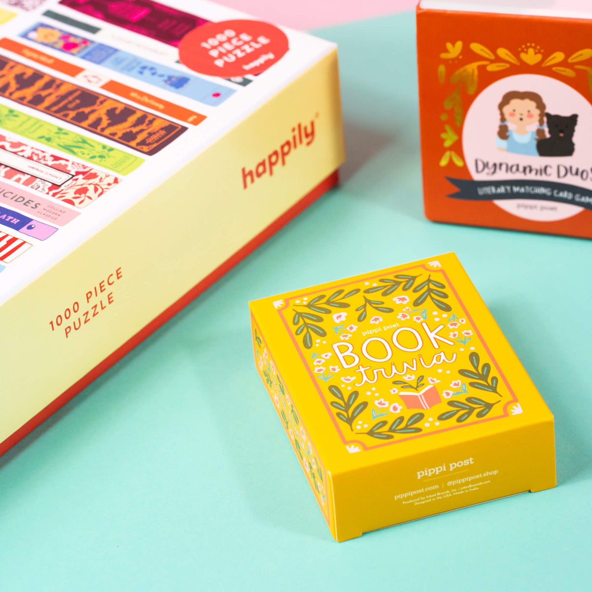 Book trivia cards