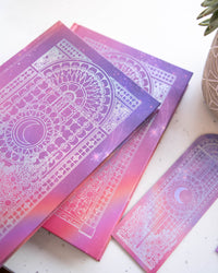 Iridescence Bookmark - Pink