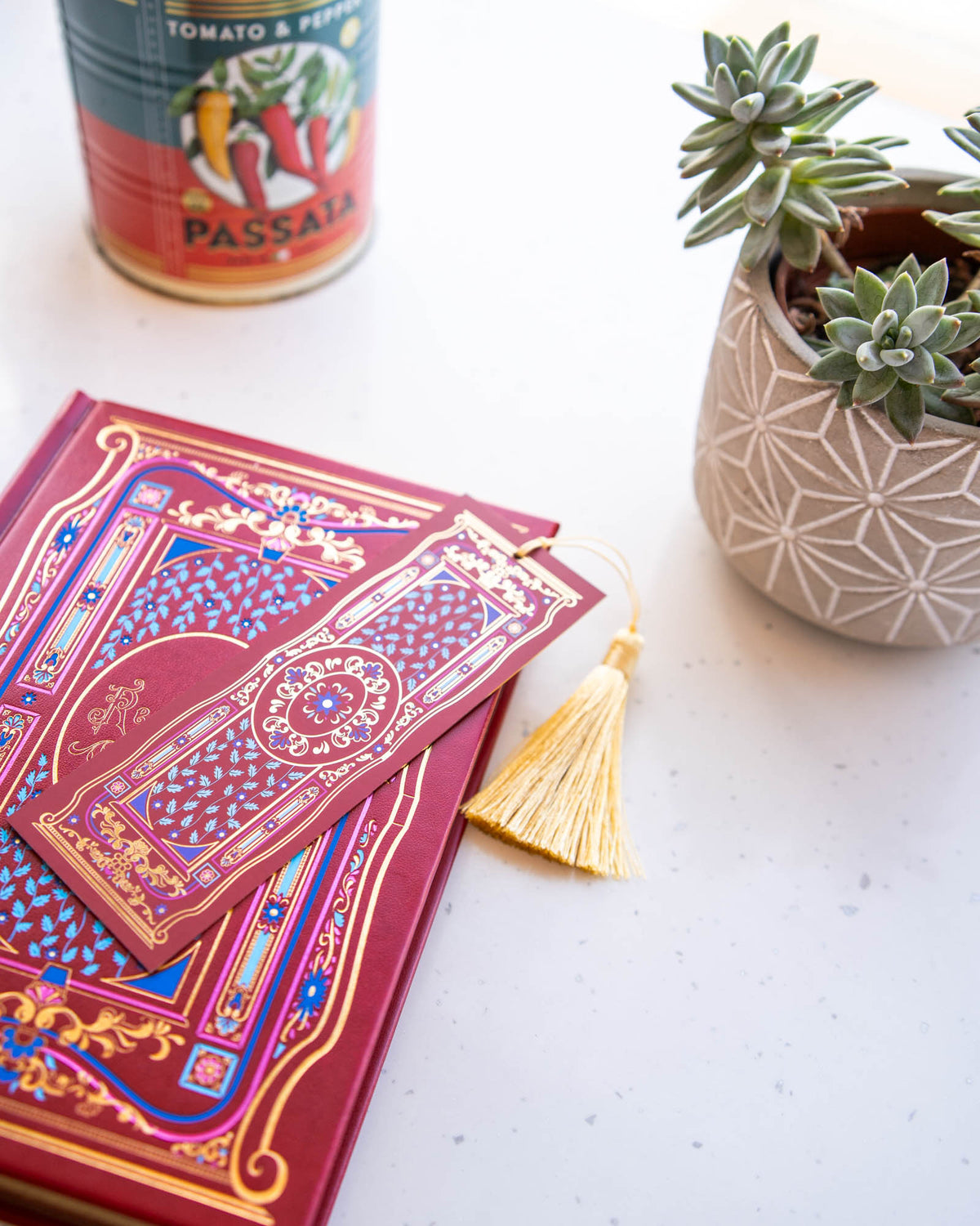 Literati Bookmark - Crimson