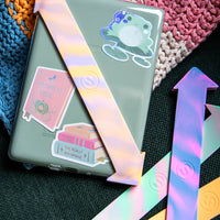 So this is love book holographic sticker