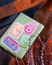 Ticket stub sticker