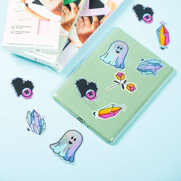 Ghostie holographic sticker