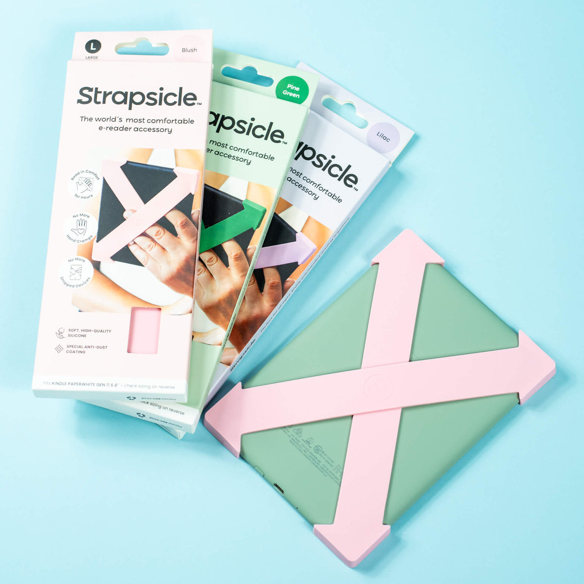 Strapsicle Kindle + Kobo straps