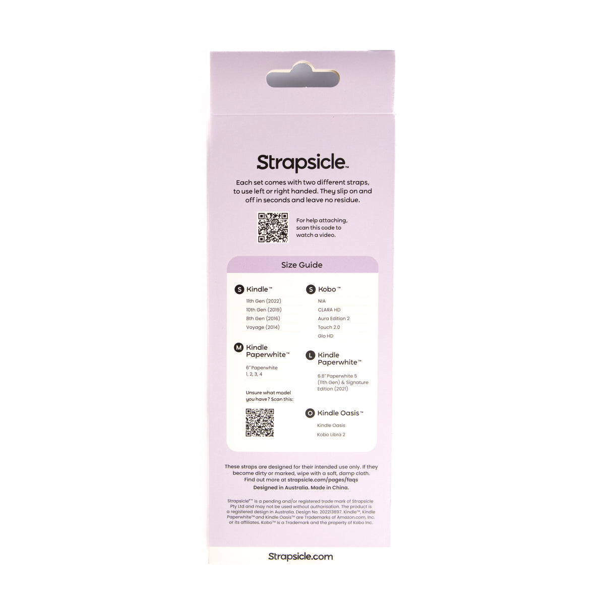 Strapsicle Kindle + Kobo straps
