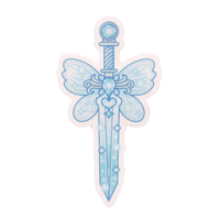 Frozen sword sticker