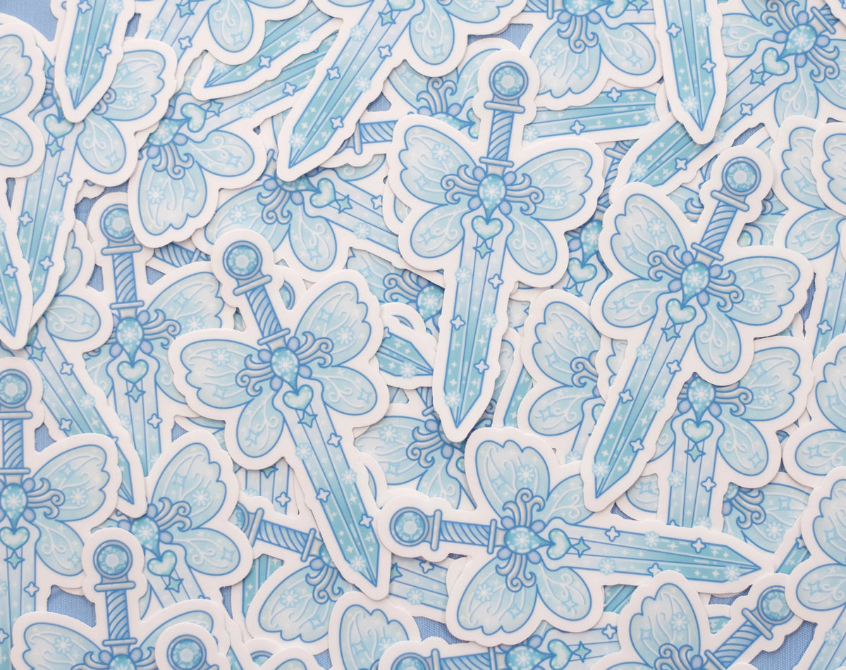Frozen sword sticker