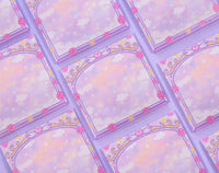 Pastel academia sticky notes