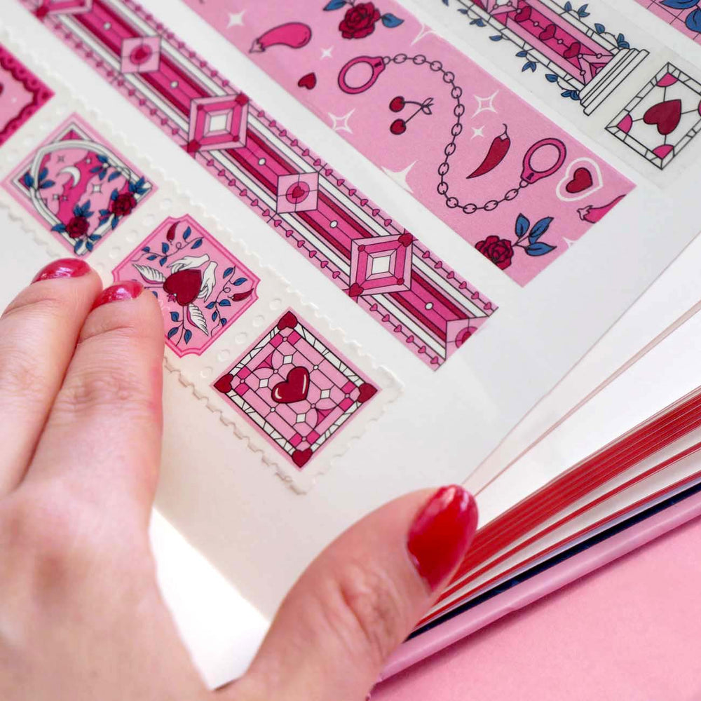 Love bite stamp washi tape